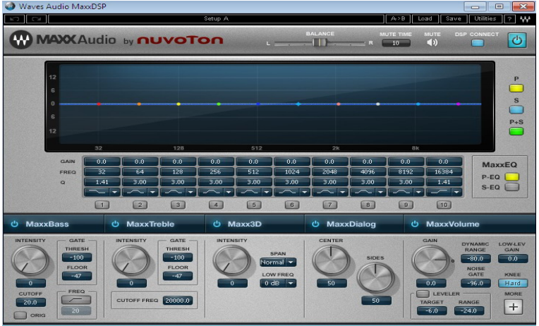 Waves Nuvoton DSP sound